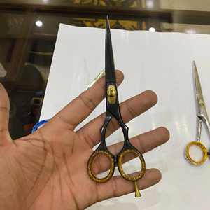 กรรไกรตัดผมสแตนเลสตรงคม สำหรับร้านทำผมมืออาชีพ คุณภาพดี ราคาถูก หลายแบบ - Product Image 5