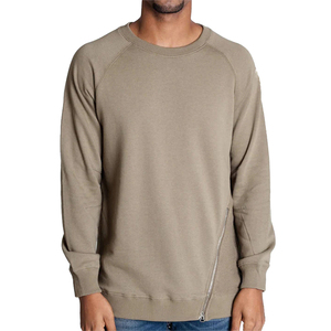 Pull-over surdimensionné personnalisé 100% coton pour hommes, col en O, manches raglan, haute qualité, polaire grande taille avec style décontracté - Product Image 1
