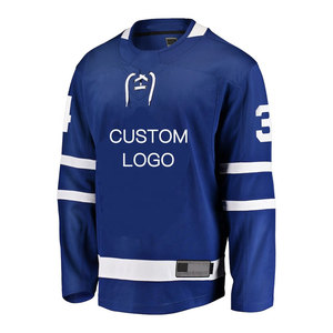 Maillot de hockey sur glace de haute qualité dernière conception en gros pas cher nouveau cousu bas prix sport maillots de hockey sur glace polyester - Product Image 6