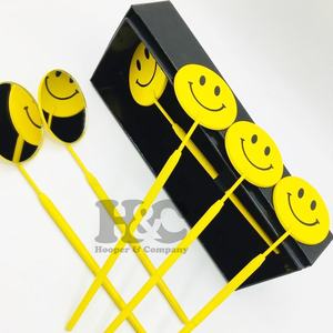 Nouvel arrivage de miroirs avec logo fait main, miroir d'extension de cils avec lumière, miroir à sourcils en forme de sourire durable pour maquillage vison - Product Image 6