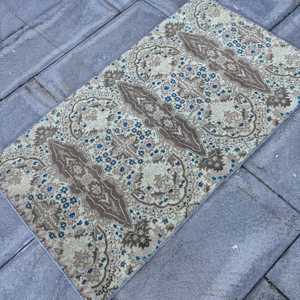 พรมตุรกี ขนาด 2.3x4.1 ฟุต (71x126 ซม.) ลายสัตว์สีน้ำเงิน พรมวินเทจ - Product Image 2