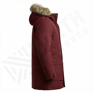 Parka d'hiver pour homme sur mesure, polyester de haute qualité, nouvelle mode, veste réversible chaude et respirante, options de taille plus, vêtements de neige - Product Image 3