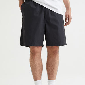 Nueva llegada Pantalones cortos para hombre Cintura ajustable Gimnasio Algodón Hombres Pantalones cortos con cordones - Product Image 2