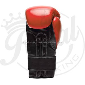 Gants professionnels de haute qualité en cuir de vachette véritable de 6oz et 8oz pour l'entraînement d'arts martiaux et de boxe pour enfants - Product Image 2