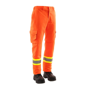 Pantalon de travail haute visibilité pour hommes Pantalon de sécurité réfléchissant pour les chantiers de construction industrielle - Product Image 2