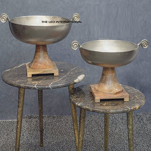 Ensembles de bols à nourriture en acier inoxydable argenté de qualité de luxe gratuits Designer vendant de la vaisselle en forme de feuille bol de service pour les événements de mariage - Product Image 4