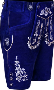 Vêtements bavarois Lederhose personnalisés pour hommes Trachten Lederhose Kurz de haute qualité en cuir véritable avec logo personnalisé 2025 - Product Image 3