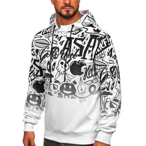 Sudaderas con capucha de primavera y otoño personalizables para hombre, tejido cómodo de algodón con técnica de hojaldre, patrón sólido, varios colores - Product Image 3