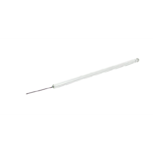 Aghi in acciaio inox nichel-cromo, resistenti agli acidi, con manico in vetro - Product Image 1
