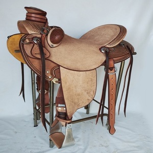 Silla de Montar Inglesa Estilo Wade, Personalizable, de Cuero Genuino, para Equitación Western, Portátil, de Alta Calidad y Duradera - Product Image 2