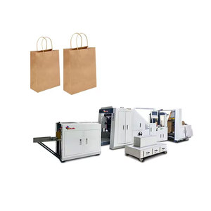 เครื่องทําถุงกระดาษก้นสี่เหลี่ยมอัตโนมัติเต็มรูปแบบสําหรับถุงกระดาษคราฟท์สี่เหลี่ยม - Product Image 1