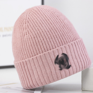 หมวกบีนนี่ฤดูหนาวสำหรับผู้ชายผู้หญิง, หมวกขนสัตว์100% ถักเรียบง่ายแฟชั่นกลางแจ้งให้ความอบอุ่นกันหนาวปัก3D ผู้ใหญ่ปรับแต่งได้ - Product Image 6