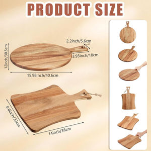 Tabla de Cortar de Madera de Nuevo Diseño con Asa para Cocina, Restaurante y Hotel, Tabla de Cortar a Precio Económico al por Mayor - Product Image 2
