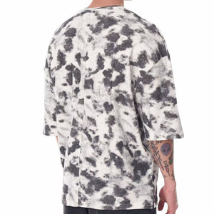 เสื้อยืดโอเวอร์ไซส์สีใหม่มาแรง ทนทาน คุณภาพสูง ระบายอากาศได้ดี เป็นมิตรกับสิ่งแวดล้อม สีสันปรับแต่งได้ ผลิตจากโพลีเอสเตอร์/คอตตอน สไตล์ลำลองสำหรับผู้ชาย - Product Image 4