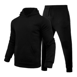 2025, traje de sudor deportivo de moda hecho a medida, superventas de alta calidad, chándal para hombre, conjunto de ropa para correr, peso pesado, 100% algodón - Product Image 5
