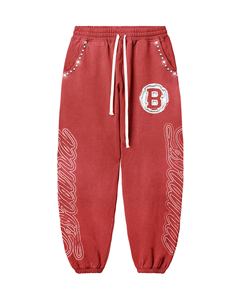 Ensembles deux pièces de sport personnalisés Survêtements à capuche avec poches pour pantalons et manches avec contour en strass Couleur personnalisée et design Survêtements de sport - Product Image 6