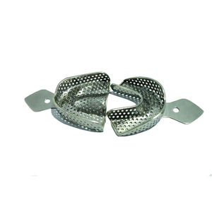 Plateau d'empreinte en acier inoxydable autoclavable, équipement chirurgical dentaire en gros, alimentation manuelle, CE ISO, Narham Enterprises - Product Image 3