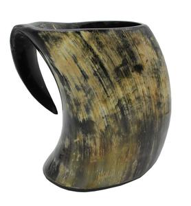 Tendance : Mugs originaux en corne vintage, logo de marque personnalisé imprimé, mugs à bière fantaisie réutilisables, cadeau de collection pour les Vikings - Product Image 1