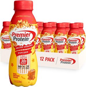 Premier <b>Protein</b> Shake, LIMITED EDITION Salted Caramel Popcorn, 30g <b>Protein</b>, 11.5 fl oz, 12 Pack - Product Image 5