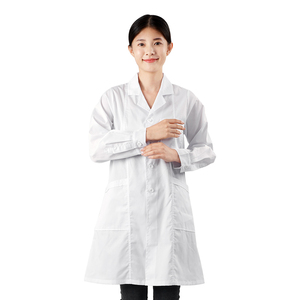 Uniforme médico Hospital diseñador al por mayor ropa de trabajo farmacéutica batas de laboratorio para uniformes médicos tejidos femeninos poliéster algodón - Product Image 5