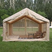 Tente gonflable luxueuse avec climatisation, installation facile, tentes gonflables 4 saisons pour le camping, imperméable 420D Oxford