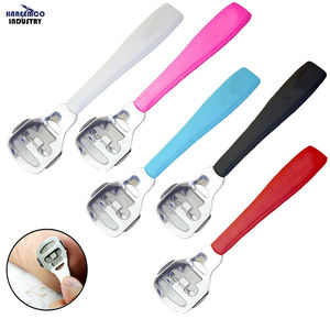 Kit de pédicure pour les pieds, rasoir anti-callosités et peaux dures en acier inoxydable, couleur personnalisée, écologique - Product Image 1