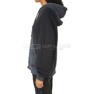Sweat-shirts à capuche en tricot pour femmes, écologiques, à épaules tombantes, respirants, rehaussant la silhouette, 100% coton, hiver, devant - Product Image 4
