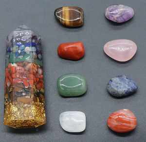 Cristaux Chakra Pierres de Guérison Ensemble Cristaux pour la Méditation Boîte Cadeau de Guérison par Alif cristal et agate - Product Image 1