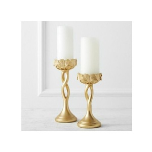 Bougeoir en fil de métal forgé avec 3 bras pour la maison décorer bougeoir en métal de taille personnalisée pour hôtel - Product Image 5