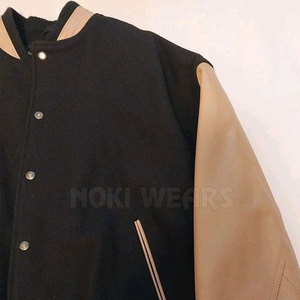 Latest Style <b>Plus</b> <b>Size</b> Letterman <b>Jacket</b> Street Wear Letterman <b>Jacket</b> Solid Color Letterman <b>Jacket</b> - Product Image 4