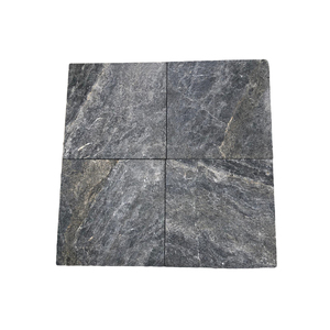 Finition sablée et brossée en marbre noir d'ombre 2025 coupée à la taille pour la décoration extérieure de jardin de piscine fabriquée en Turquie - Product Image 1