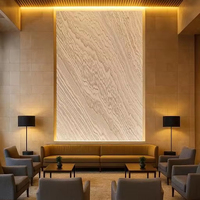 Revêtement mural flexible en marbre blanc articulé TSF TSF308 de qualité supérieure d'Inde, panneau mural brillant, carrelage de sol, résistant à l'eau et sûr