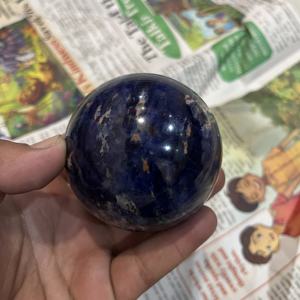 Natural Sodalite <b>Crystal</b> Ball Polished Blue Sphere 5-7cm for Healing Reiki <b>Decoration</b> Gemstone Wholesale Bulk Stone Mascot Style - Product Image 6