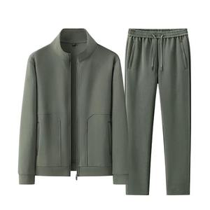 Ensemble de survêtement d'hiver pour homme, sweat-shirt à capuche et pantalon de jogging décontracté, vêtements de sport 2 pièces, 100% coton molletonné, streetwear - Product Image 5