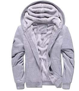 Premium 500gsm Zip-up Hoodies for Men Custom Logo 100% Cotton Eco-friendly Sweatshirt for <b>Winter</b> Hot! - Product Image 4