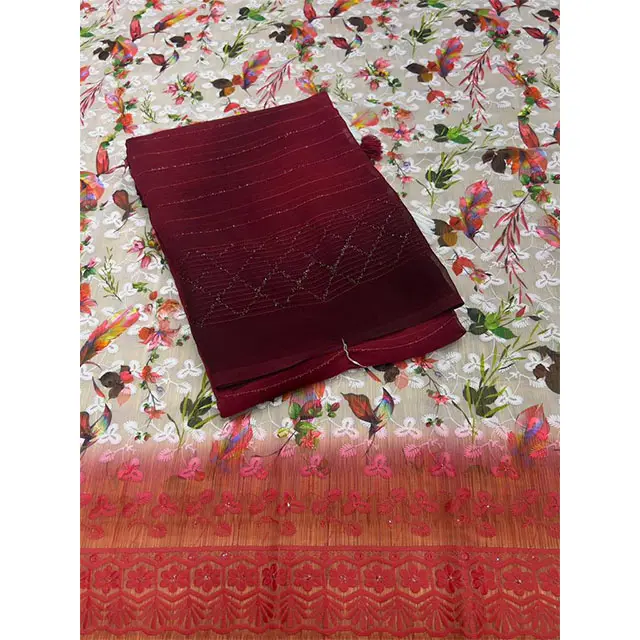 Индийская классическая 100% Шелковая Двойная Ткань ggt 14 мм мягкая чистая шелковая ткань из жоржета
