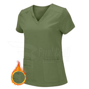 ชุดสครับขนาดพลัสไซส์ผ้าสครับน้ำหนักเบาชุดสครับระบายอากาศได้ดี - Product Image 6