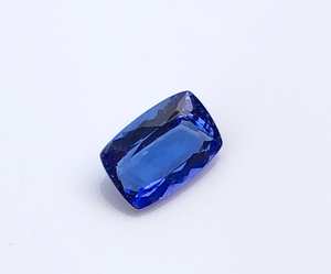 Súper alta calidad, hecho a mano, tanzanita azul Natural, corte de precisión, suelta en forma de cojín piedra preciosa, piedra tratada térmicamente, venta al por mayor - Product Image 1