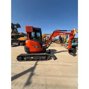 Excavadora de cadenas pequeña Kubota U35 usada de 3.5 toneladas, original de Japón, con certificación EPA y CE para construcción de ingeniería. - Product Image 1