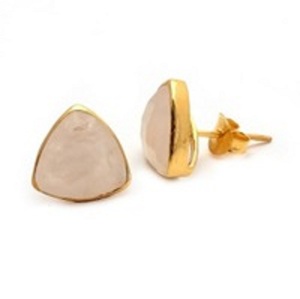 Boucles d'oreilles en forme de Trillion en argent Sterling 925, nouvel arrivage - Product Image 1