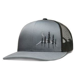 Casquette Trucker en Maille Structurée de Haute Qualité Ri 112, Broderie Personnalisée Logo Forêt, 6 Panneaux, Casquette Snapback Vierge, Sport Streetwear - Product Image 2
