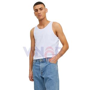 Camiseta sin mangas informal Unisex, 100% malla de algodón, protección UV ecológica, secado rápido, transpirable, chaleco para correr en la espalda, personalizado - Product Image 6