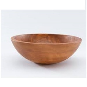 ชามไม้ธรรมชาติทำด้วยมือสำหรับเสิร์ฟอาหาร - Product Image 2