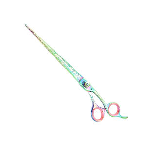 Tijeras de Aseo para mascotas al por mayor, cuchillas rectas y afiladas, tijeras para diestros, tijeras para el cuidado del cabello de 7,0" - Product Image 1