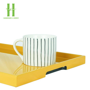 Bandeja Rectangular de Laca Hecha a Mano de Alta Calidad para Restaurante y Hotel, Fabricada en Vietnam - Product Image 4