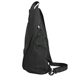 Customized 600D PVC Cardura Sport <b>Sling</b> <b>Bag</b> with Multi Quick Access Pockets for Travel & Gym Use Zipper Closure Adults <b>Men</b> Women - Product Image 1