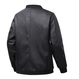 Logo personnalisé veste en cuir pour hommes 2025 printemps décontracté pour affaires loisirs chaleur confortable pour l'hiver transfrontalier extérieur - Product Image 2