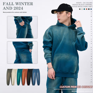 Classic 280 GSM Hoodies Cotton Unisex Sweatshirts Comfortable Soft Casual Wear Warm Factory <b>Direct</b> Wholesale Custom Supply - Product Image 2