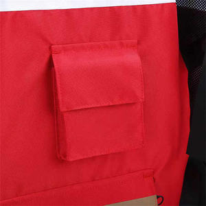 Chaleco de trabajo de seguridad para hombres con cierre de cremallera de cinta reflectante de alta visibilidad y múltiples bolsillos de almacenamiento - Product Image 6