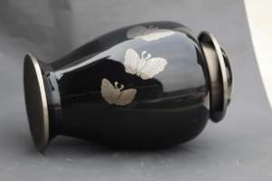 Adult Cremation Urns for Male/Female Funeral Urn for Human Ashes Decorative Urns for Ashes <b>Large</b> <b>Keepsake</b> <b>Box</b> (Butterfly Blue) - Product Image 2